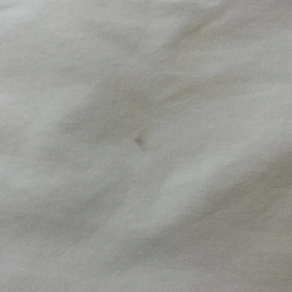 VTG White Cotton Pillow Shams W/ Crochet Lace Trim 25” X 17.5” - Picture 6 of 6